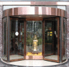 Four-wing Automatic Revolving sliding glass door (with exhibition box)