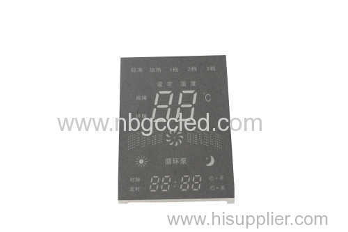 Colorful Customized seven segment LED Display for electric heating stove