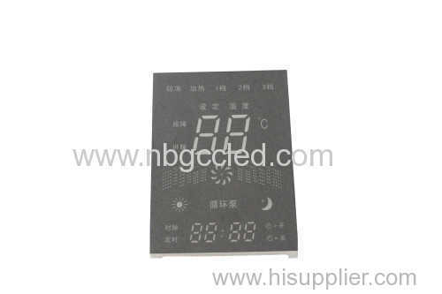 Colorful Customized 7segment LED Display for electric heating stove