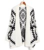Irregular loose coat large code shawl