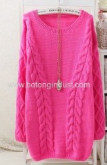 Sweater knit long dress