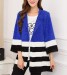 Loose cardigan striped jacket long section of mohair wholesale