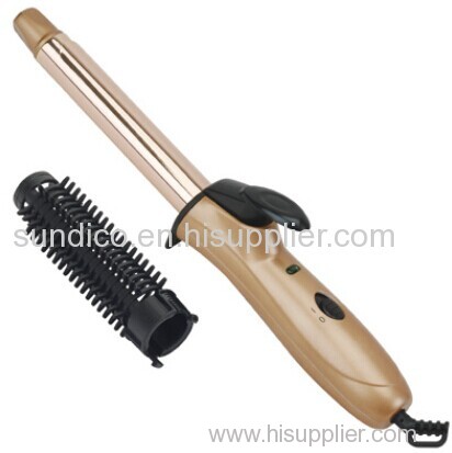 Professional Electric Hot Air Styler Ceramic Rotating Hair Curling Brush Iron