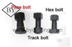 High strength replacement parts plow bolts and nuts
