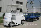 Single Seat 3 KW Utility Electric Vehicles , Electric Powered Tow Tractor with Roof