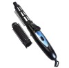 2014 new design digital LCD display curling iron brush for Europe market