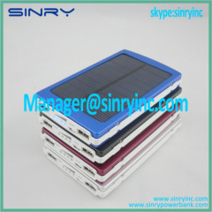 Dual USB output high capacity solar charger SC01