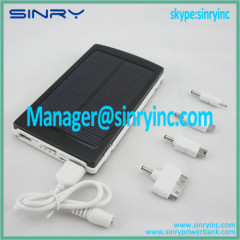 Dual USB output high capacity solar charger SC01