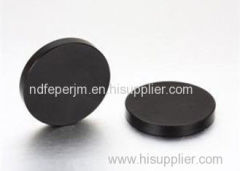 Cylinder N42 Loudspeaker Neodymium Sintered NdFeB Magnet With Black Epoxy