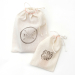 100% Organic Cotton Muslin Bag/ Favor Bag/ Party Bag/ Wedding Bag/ Coffee Bean Bag