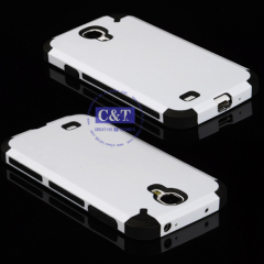 2 in 1 hybrid combo mobile phone case for samsung s4