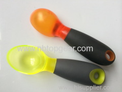 Hot sale High quality TPR non-slip grip plastic ice cream spoon