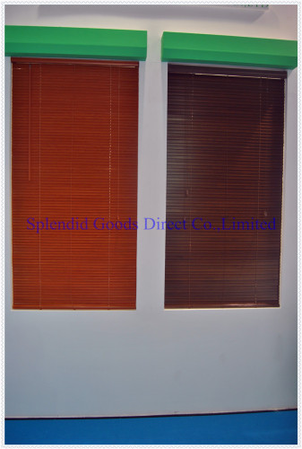 1.5''/35mm Timber Wood Blinds with Wand control Mechanism Graceful 50mm/2'' Marupa/White Wood Blind