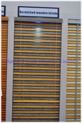 High-end Wooden Venetian Blinds From China 2''/50mm Scratched Marupa Wood blind