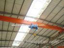 Steel Structure Electric Hoist Single Girder Crane , 1 Ton Single Beam Overhead Crane