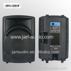 Professional 2-way active plastic speakers with USB/SD/BT