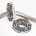 Antique 925 Sterling Silver European Style Sterling Silver Labyrinth Beads