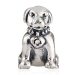 Top Quality Sterling Silver Labrador with Clear Crystal Charm Beads