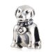 Top Quality Sterling Silver Labrador with Clear Crystal Charm Beads