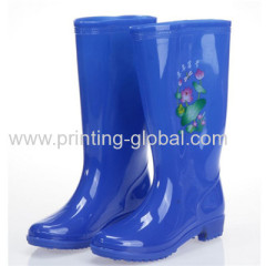 Heat transfer PVC film for water shoe in rainy day