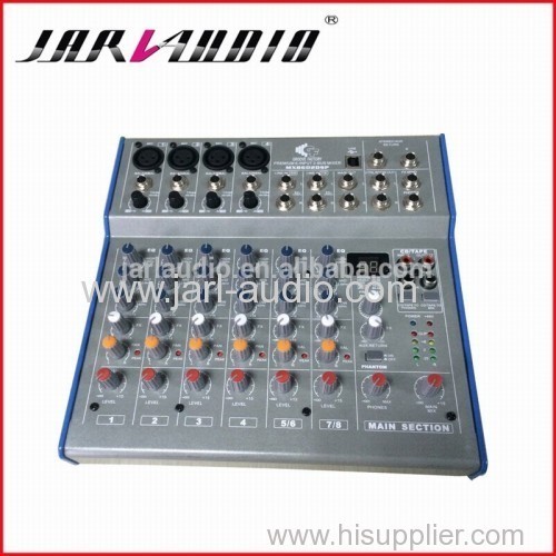 Pro audio mixer with DSP