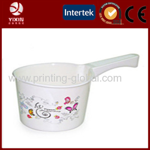 Heat transfer printing film for PP water ladle with beauty pattern
