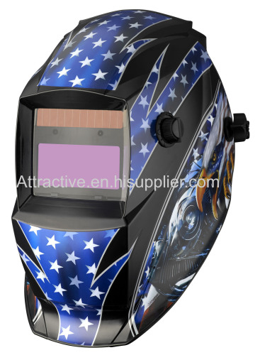 Auto-darkening welding helmets Eagle design Viewing area 98*48mm/3.86 ×1.89  welding&Grinding function