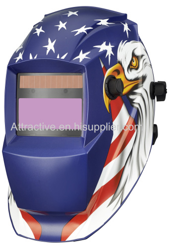Auto-darkening welding helmets Eagle design Viewing area 98*48mm/3.86"×1.89" welding&Grinding function