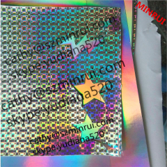 Shenzhen minrui latest high security anti-counterfeit hologram sticker paper printing company