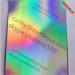 vinyl holgraphic hologram destructible paper