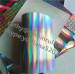 vinyl holgraphic hologram destructible paper