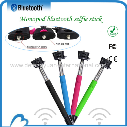 wireless selfie stick with shutter