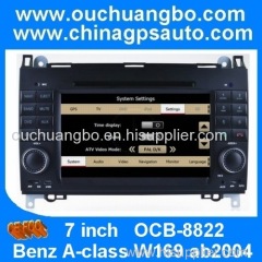 Ouchuangbo Car Radio consola central Multimedia Radio DVD Player for Mercedes Benz A-class W169 ab2004