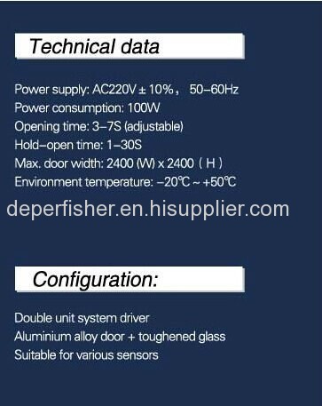 DEPER Automatic folding door