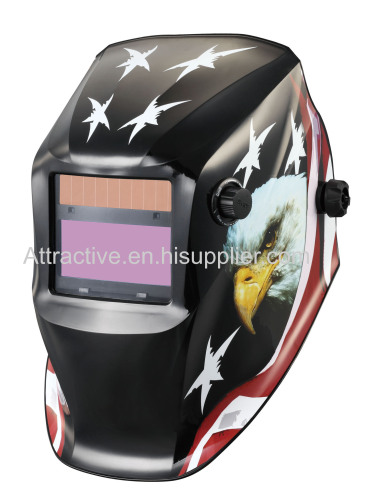 Auto-darkening welding helmets Viewing area 98*43mm/3.86''×1.69''welding&Grinding function with digital diplay