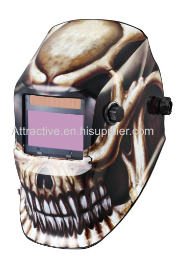 Auto-darkening welding helmets Viewing area 98*43mm/3.86''×1.69''welding&Grinding function with digital diplay