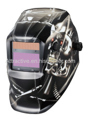 Auto-darkening welding helmets Viewing area 98*43mm/3.86''×1.69''welding&Grinding function with digital diplay