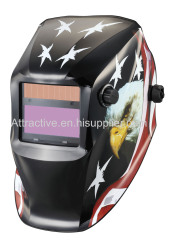 Auto-darkening welding helmets Viewing area 98*43mm/3.86''×1.69''welding&Grinding function with digital diplay