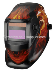 Auto-darkening welding helmets Viewing area 98*43mm/3.86''×1.69''welding&Grinding function with digital diplay