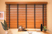 Stained 50mm Basswood Window Wood Blinds