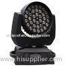 60pcs 12W RGBW 4in1 zoom LED Wash Moving Head , 16 bit Sound activated