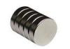 Neodymium Disc Strong Permanent Magnets N40 / N45 With Bright Nickel Plating