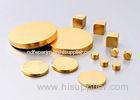 Disc Permanent N35-35SH Custom Made Magnets Neodymium With Gold Plating