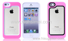 phone case PC and silicone phone case two in one case for iPhone 5/5s China manufacturer wholes