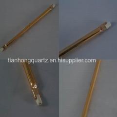 gold coated infrared quartz lamp/electric heater elements