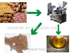 The sesame hydraulic oil press machine