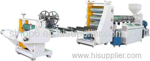 SPJ110*33/660 Mono Layer PP/PS Plastic Sheet Extruder