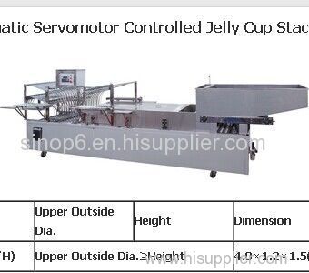 SP-GD Automatic Servomotor Controlled Jelly Cup Stacking Machine
