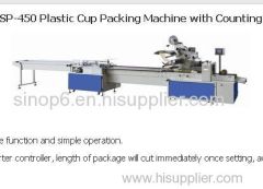 SP-450 Plastic Cup Packing Machine with Counting