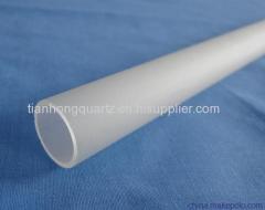 infrared ruby red fused silica quartz glass tube